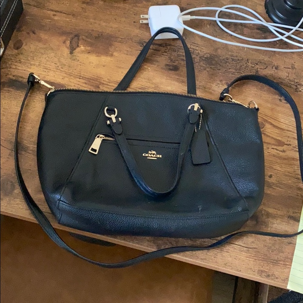 Coach black purse